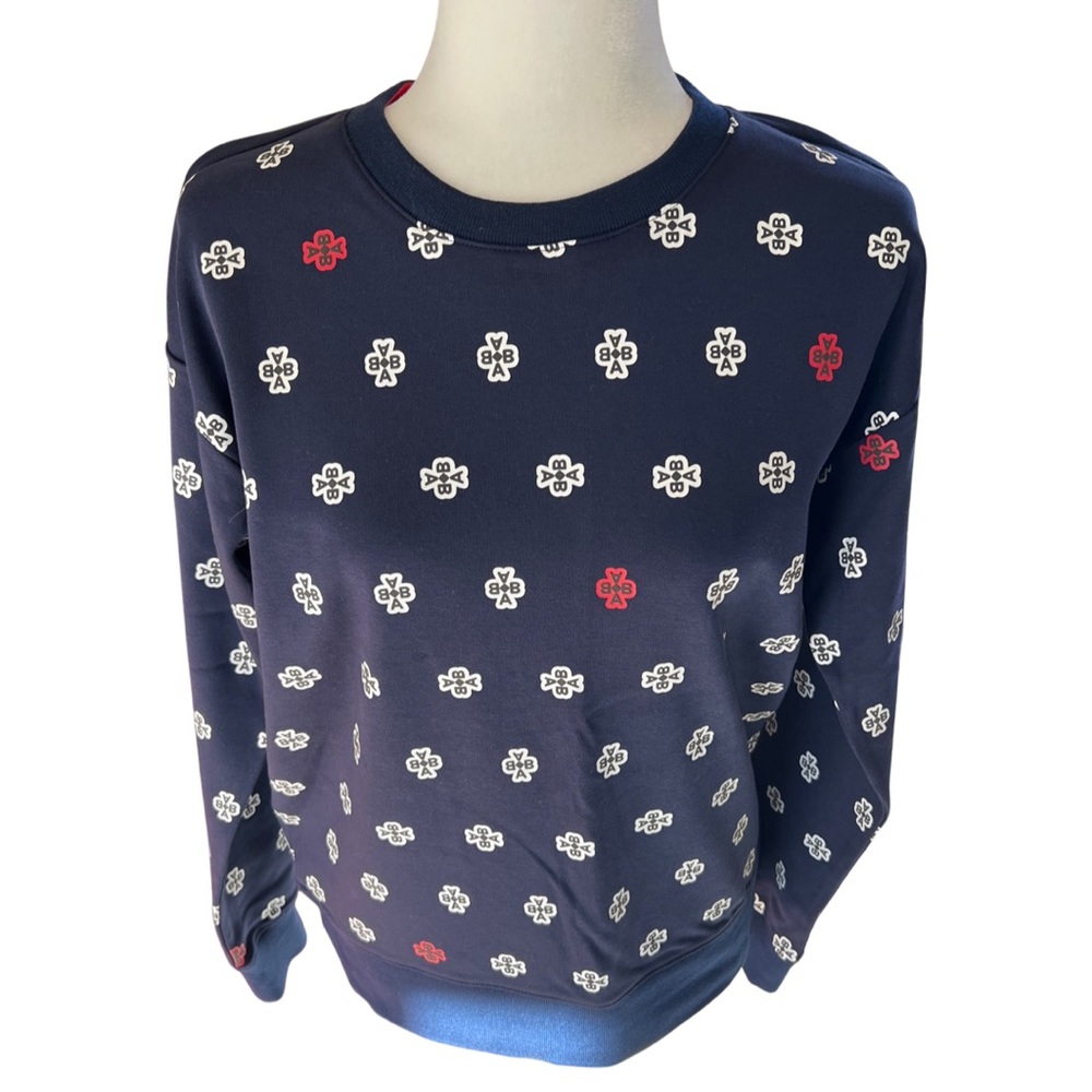 Scotch and Soda Navy White and Red Sweatshirt. NWT. Size M.